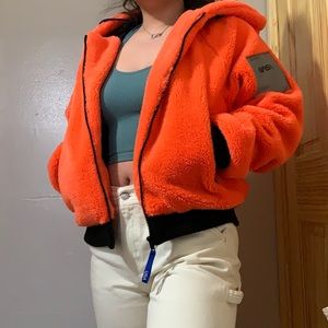 Orange NASA Furry Jacket